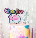 Custom UV printed Cake Topper