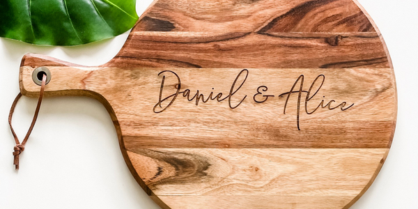 Personalised serving boards copping boards cheese boards
