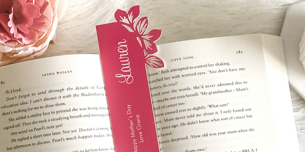 personalised Bookmark