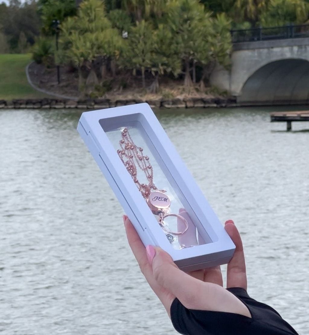 Beaded Personalised Retractable Badge Lanyard