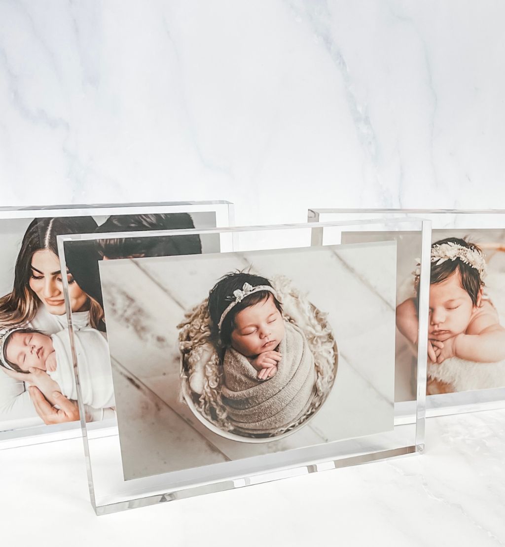 Freestanding Acrylic Photo Block