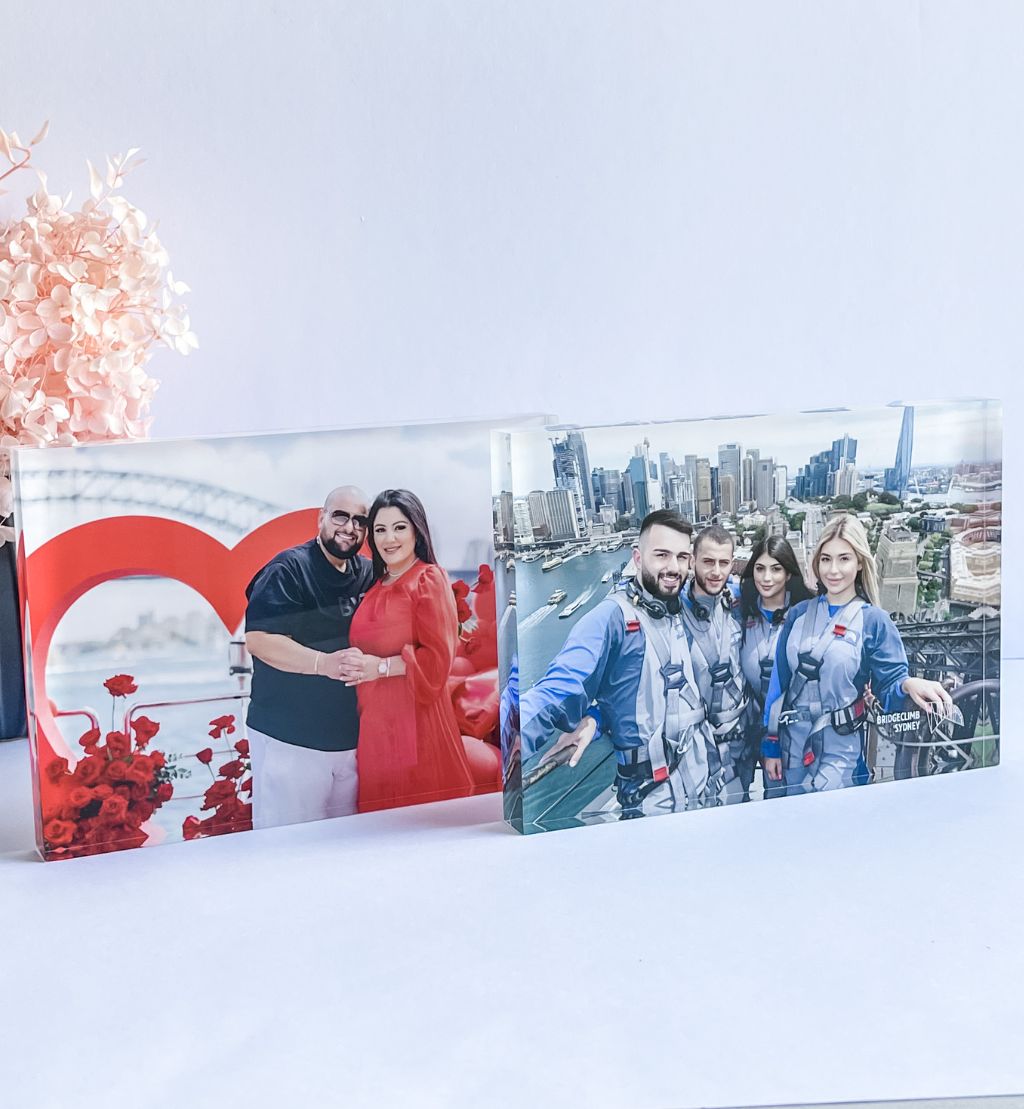 Freestanding Acrylic Photo Block