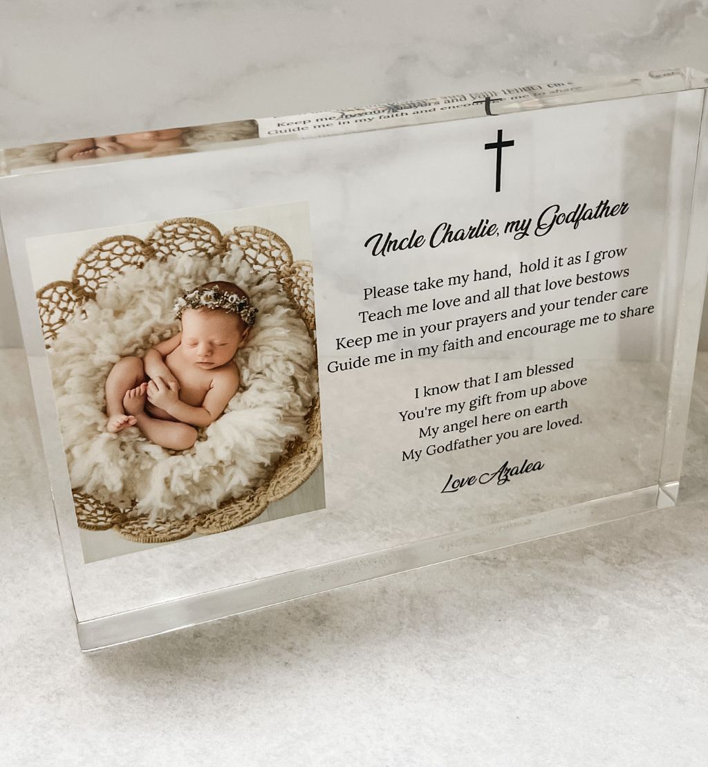Freestanding Acrylic Photo Block