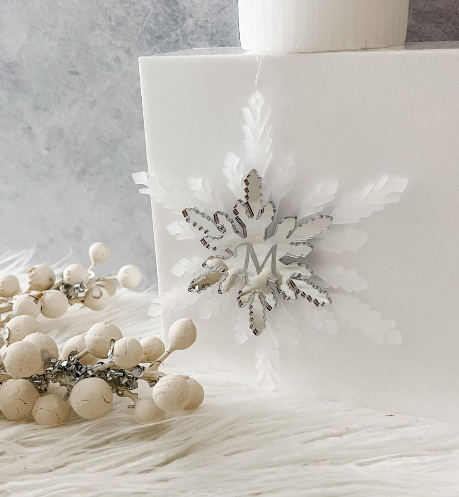 Personalised Layered Snowflake Ornament