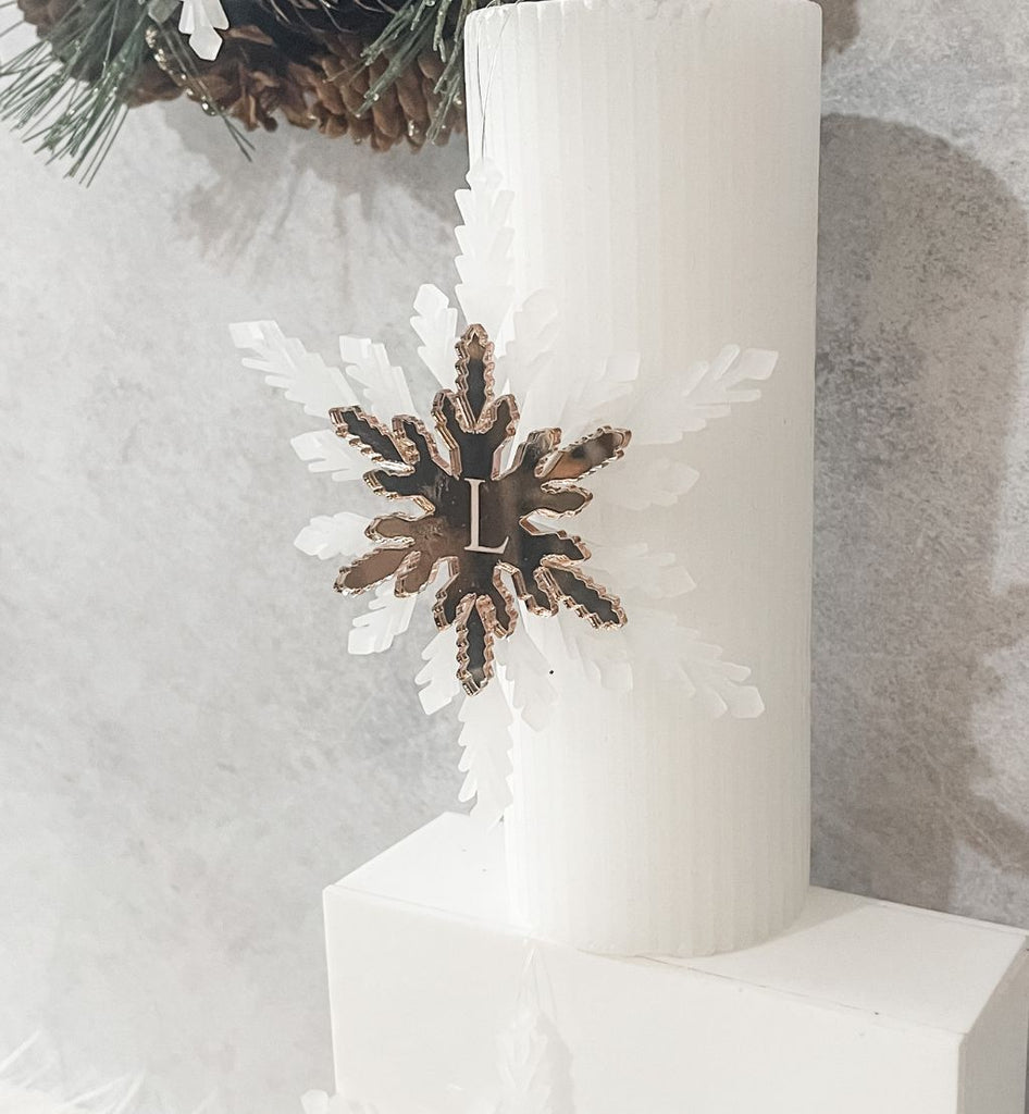 Personalised Layered Snowflake Ornament