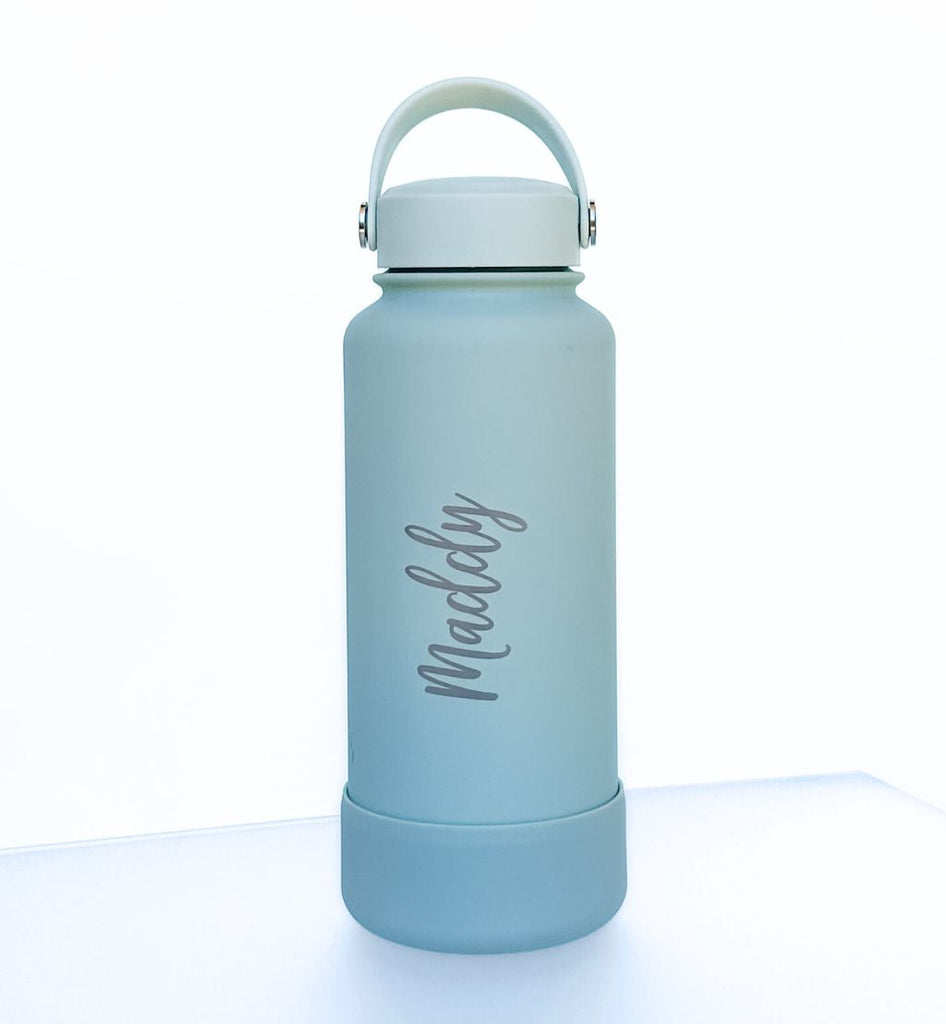 1-Litre Personalised Insulated Bottle with Rubber Base
