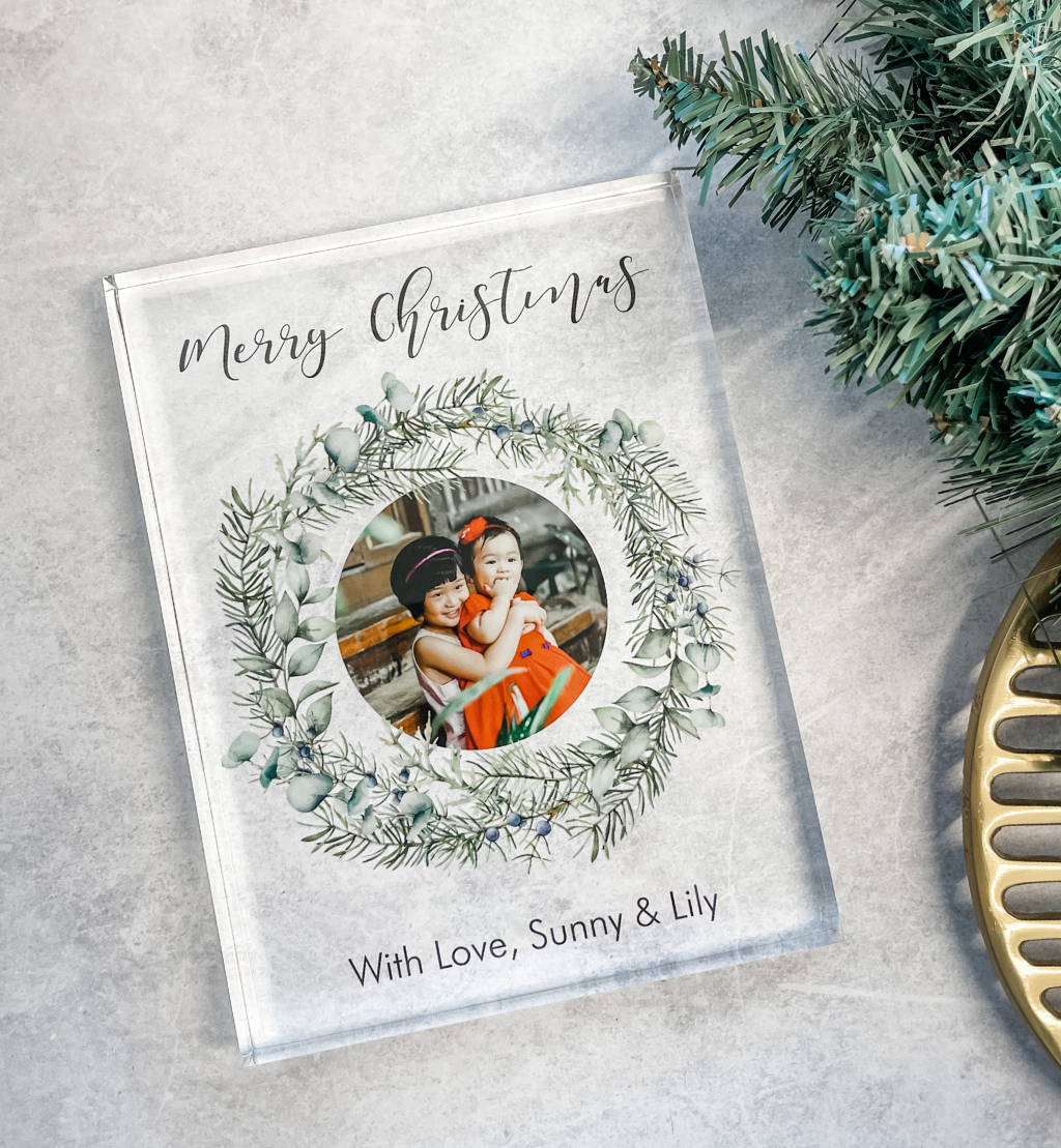 Personalised Christmas Photo Block