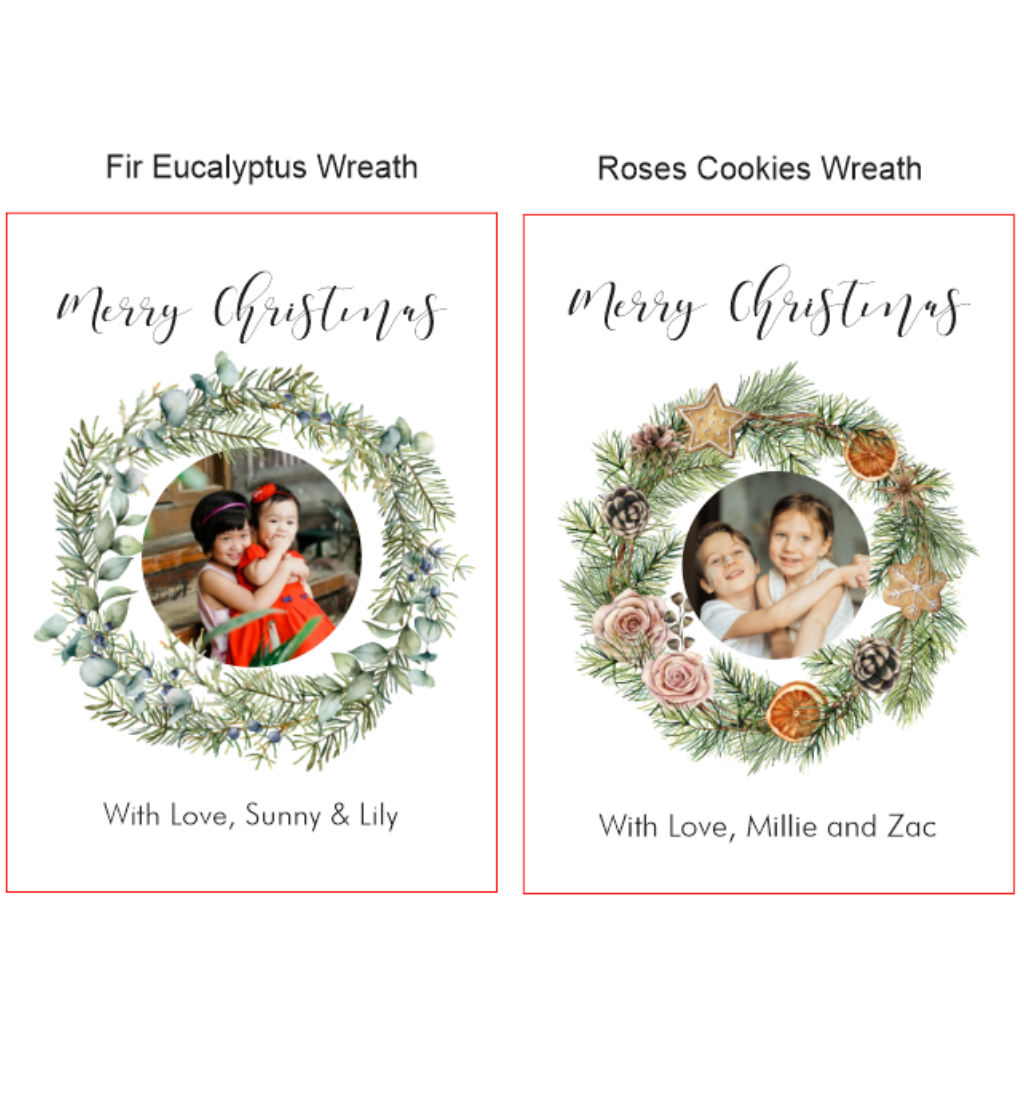 Personalised Christmas Photo Block