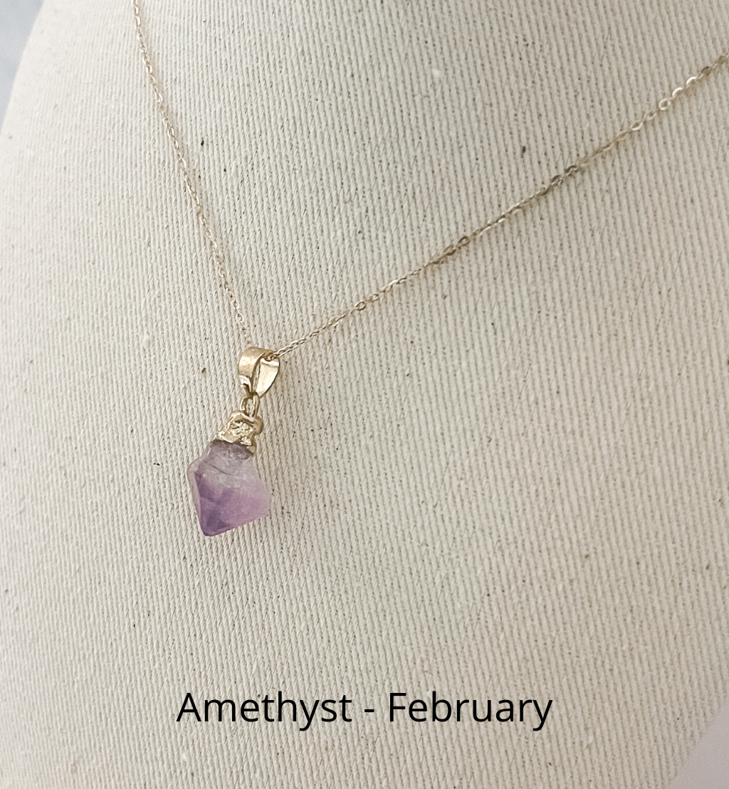Birthstone Gem Necklace
