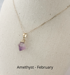 Birthstone Gem Necklace