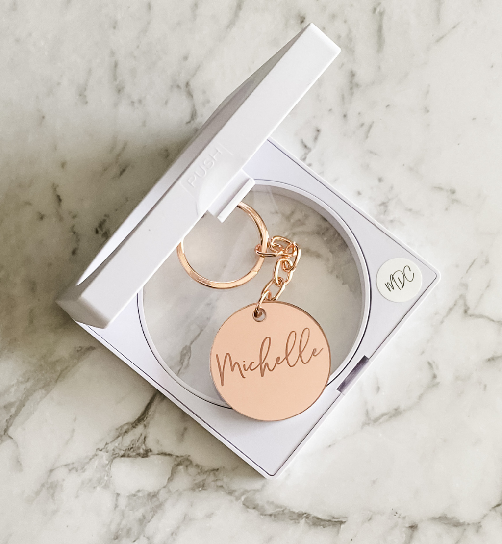 MirrorMe Mellow Personalised Keyring