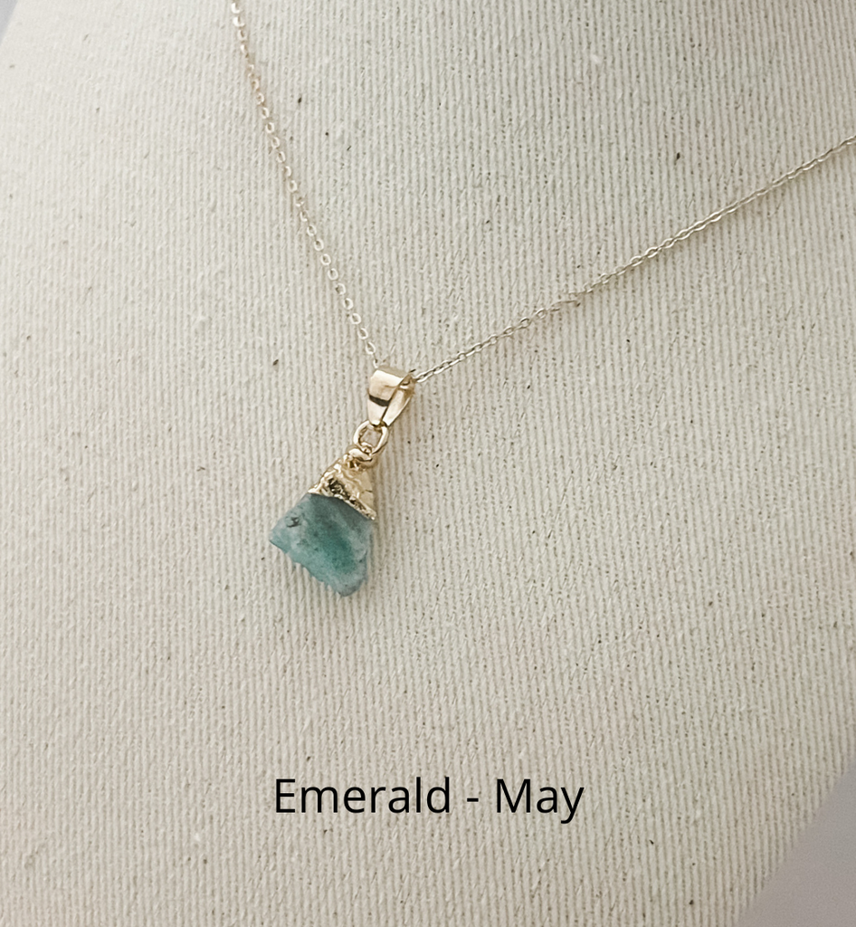 Birthstone Gem Necklace