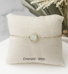Birthstone Gem Bracelet