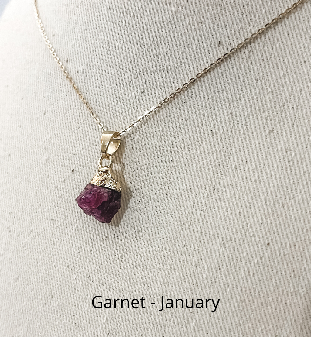 Birthstone Gem Necklace