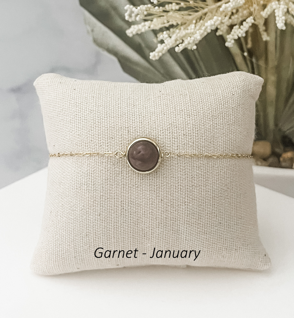 Birthstone Gem Bracelet