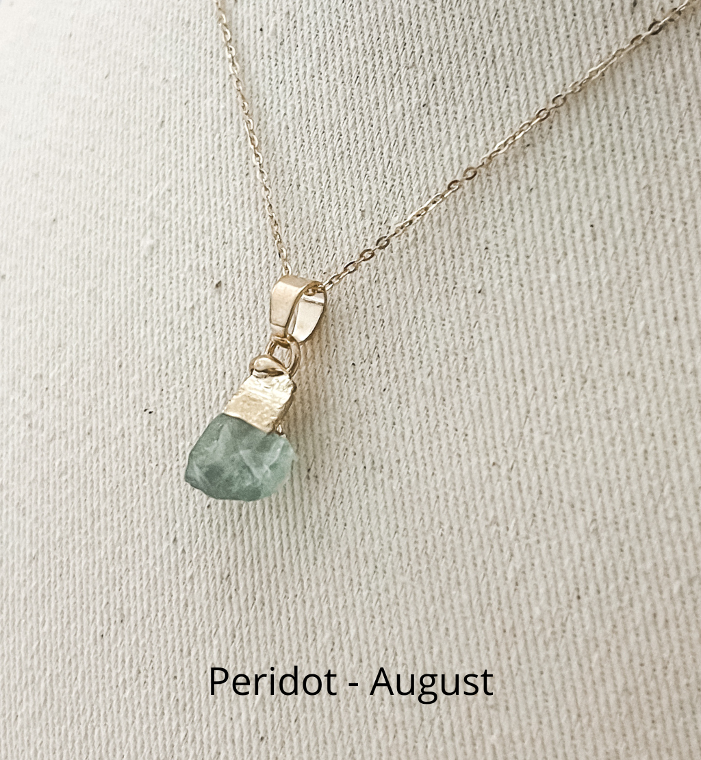 Birthstone Gem Necklace
