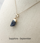 Birthstone Gem Necklace