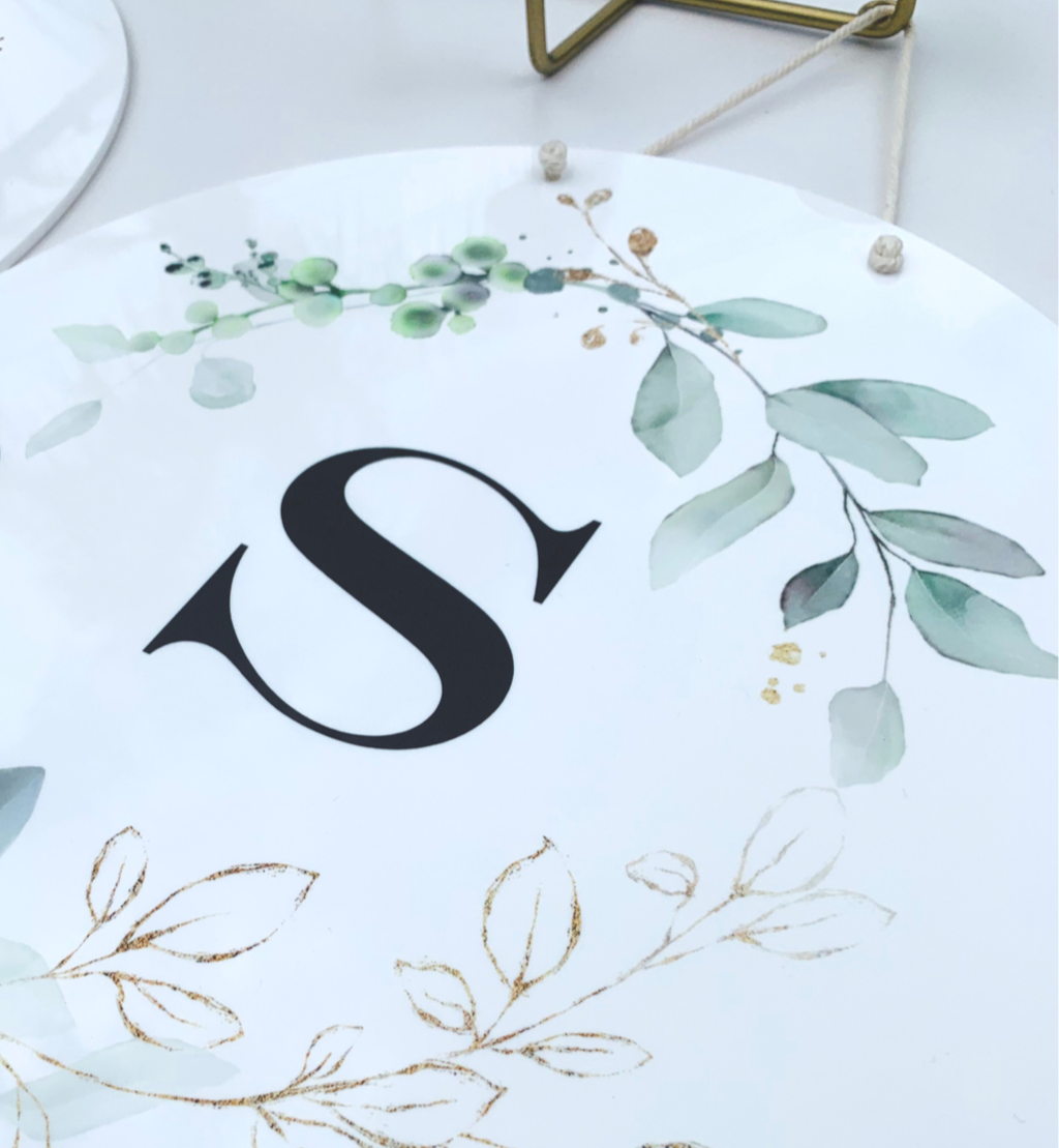 PERSONALISED LARGE PRINTED NAME PLAQUES