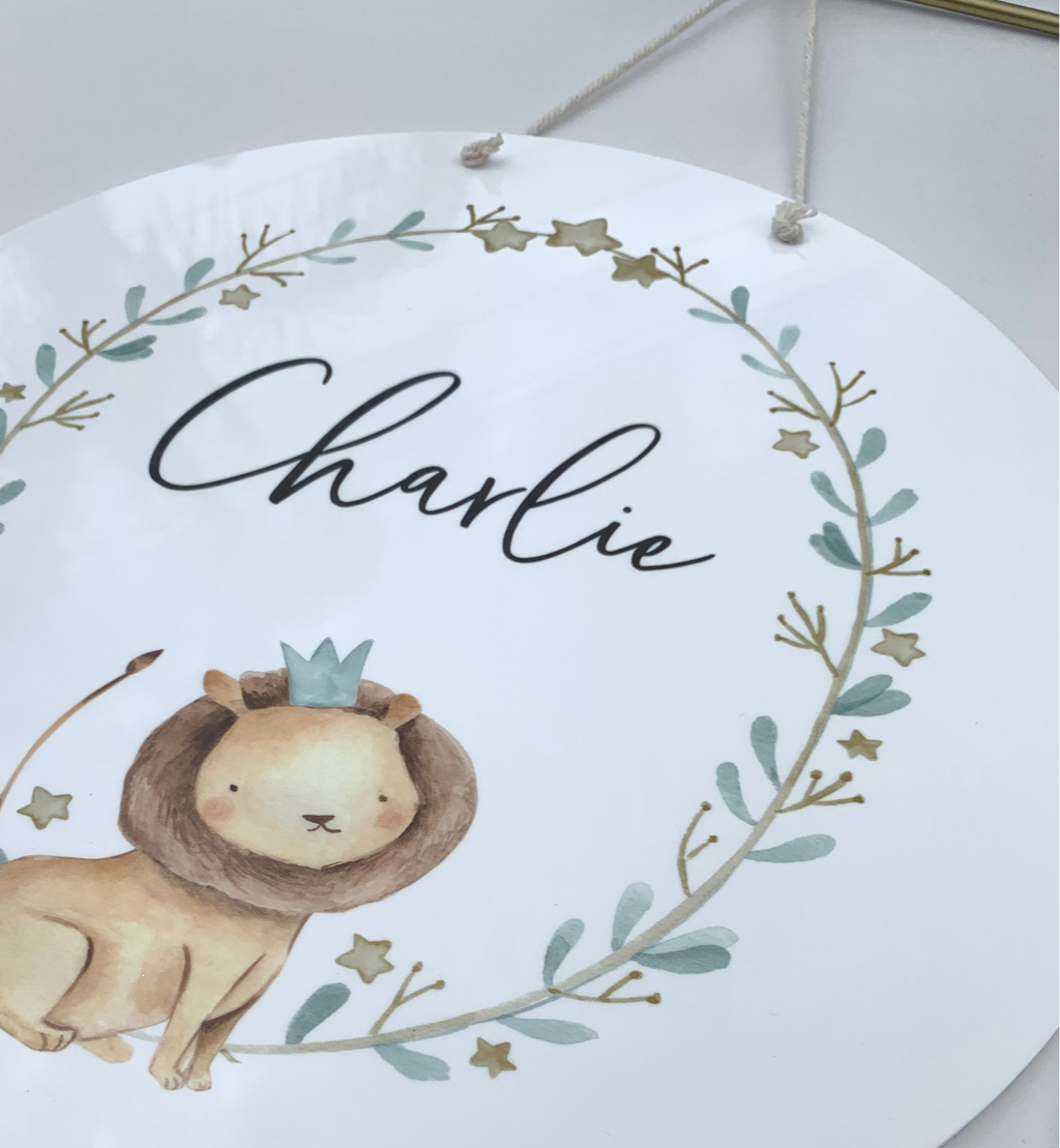 PERSONALISED LARGE PRINTED NAME PLAQUES