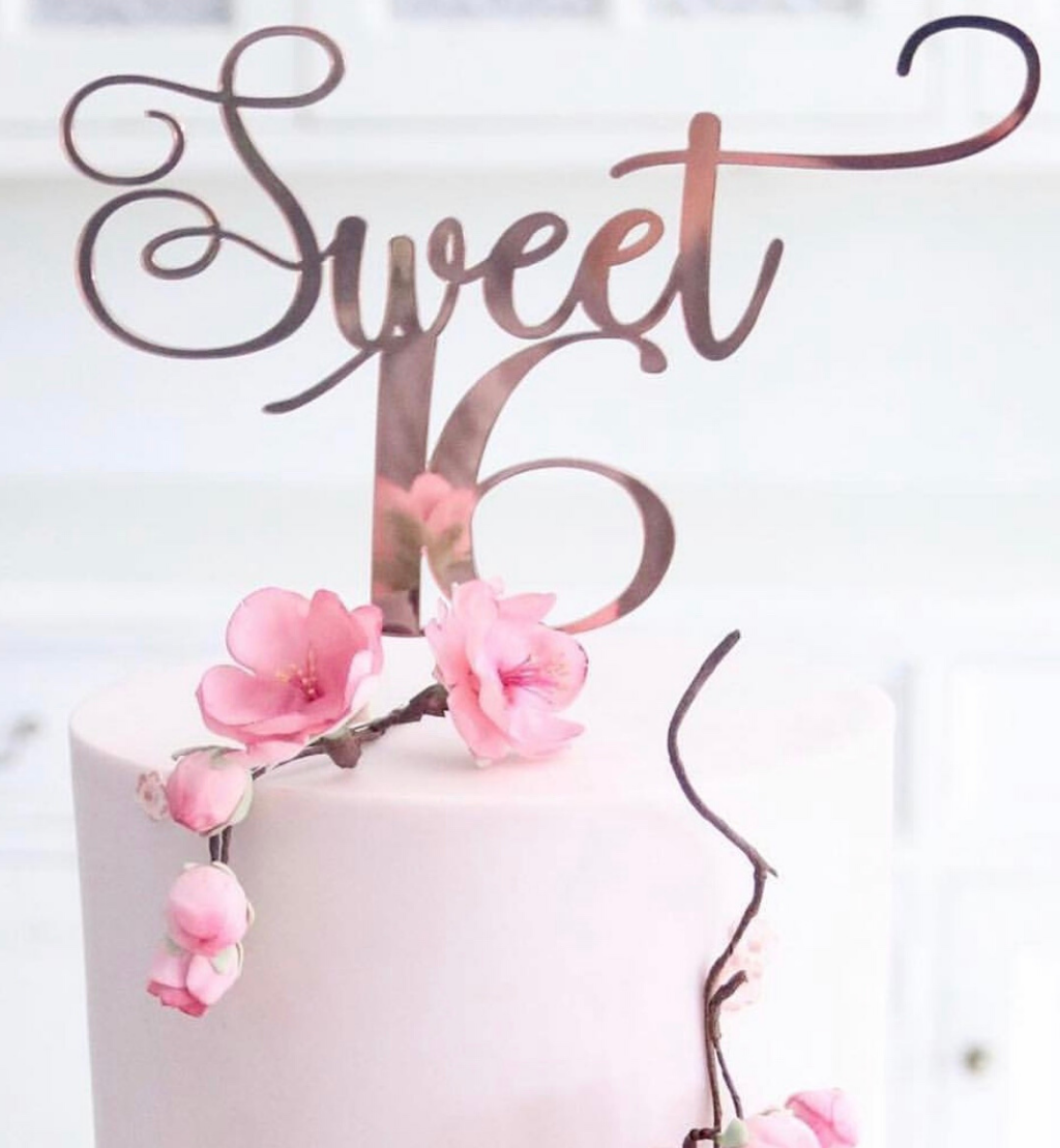 Standard Personalised Cake Topper