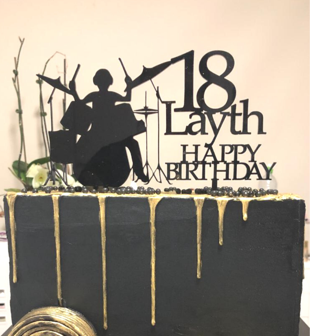 Standard Personalised Cake Topper