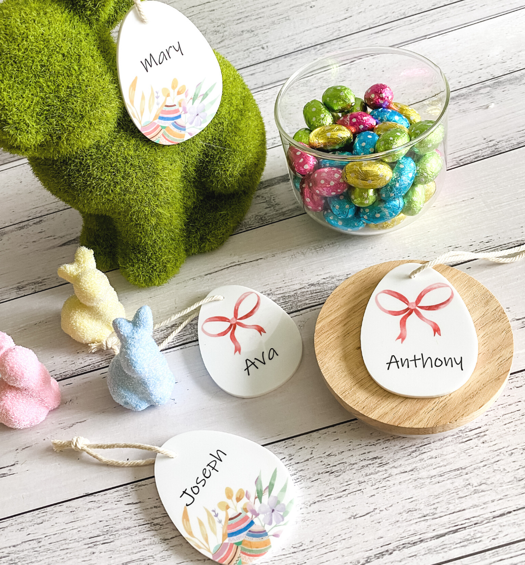 PERSONALISED EASTER EGG GIFT TAG