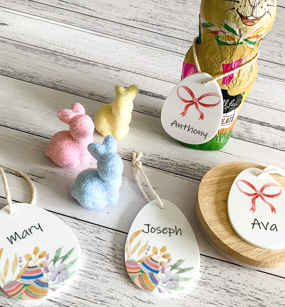 PERSONALISED EASTER EGG GIFT TAG