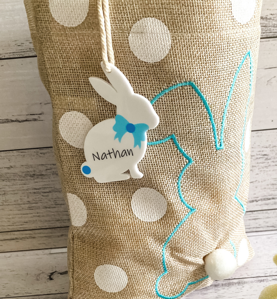 PERSONALISED EASTER BUNNY GIFT TAG