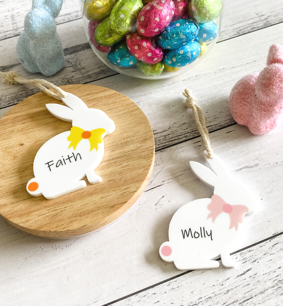 PERSONALISED EASTER BUNNY GIFT TAG