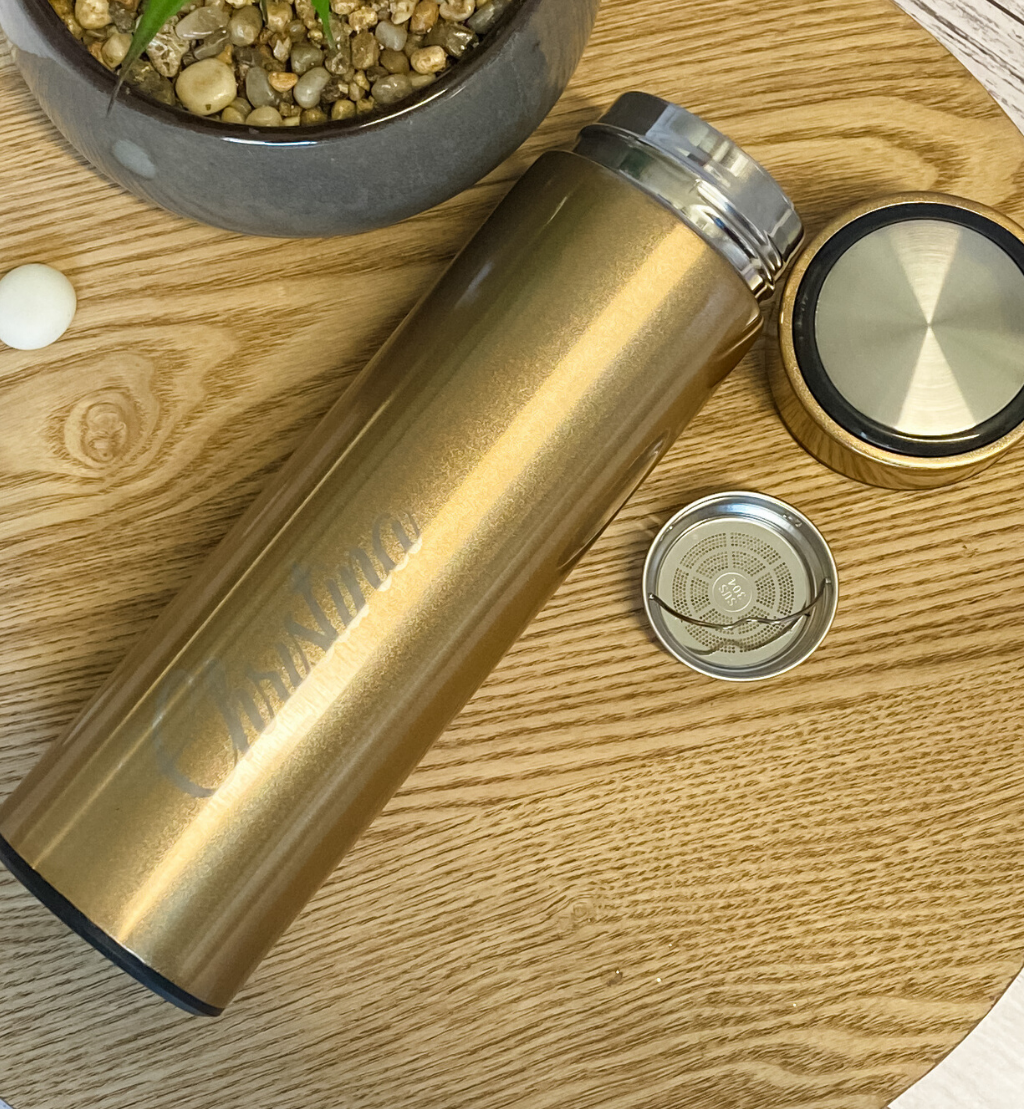 Personalised Insulated Bottles with Tea Infuser