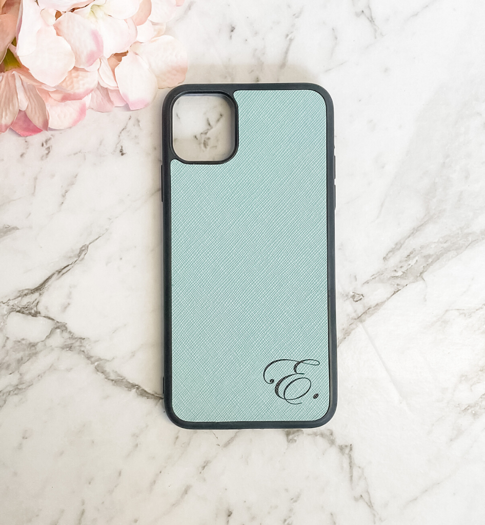 Personalised personal Luxe Leather Phone Case