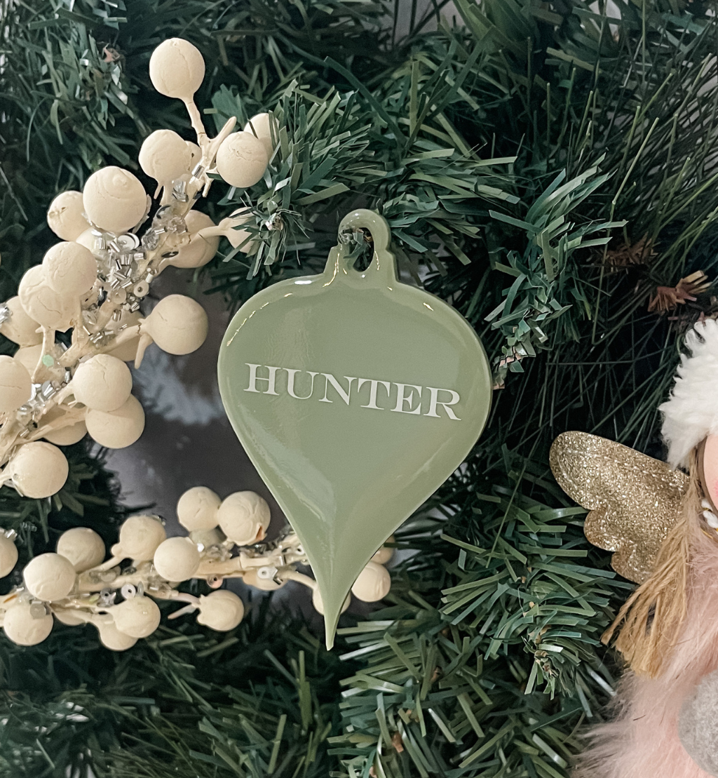 Personalised Pendant Christmas Ornament