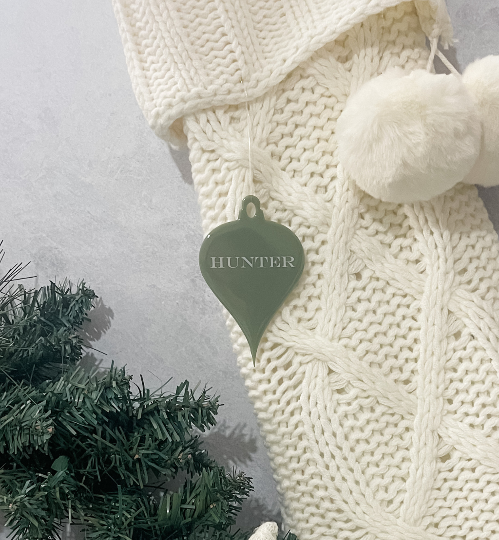 Personalised Pendant Christmas Ornament