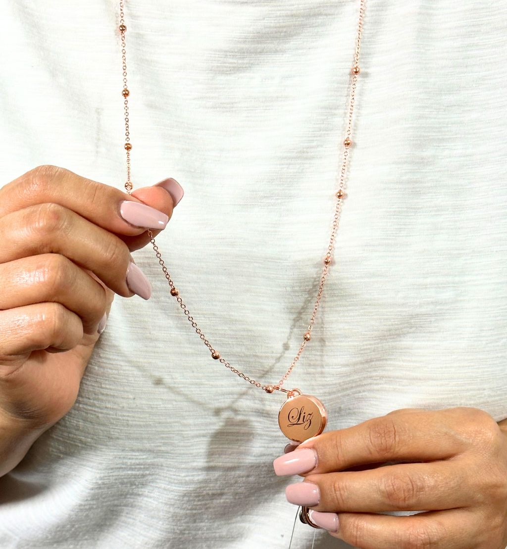 Beaded Personalised Retractable Badge Lanyard