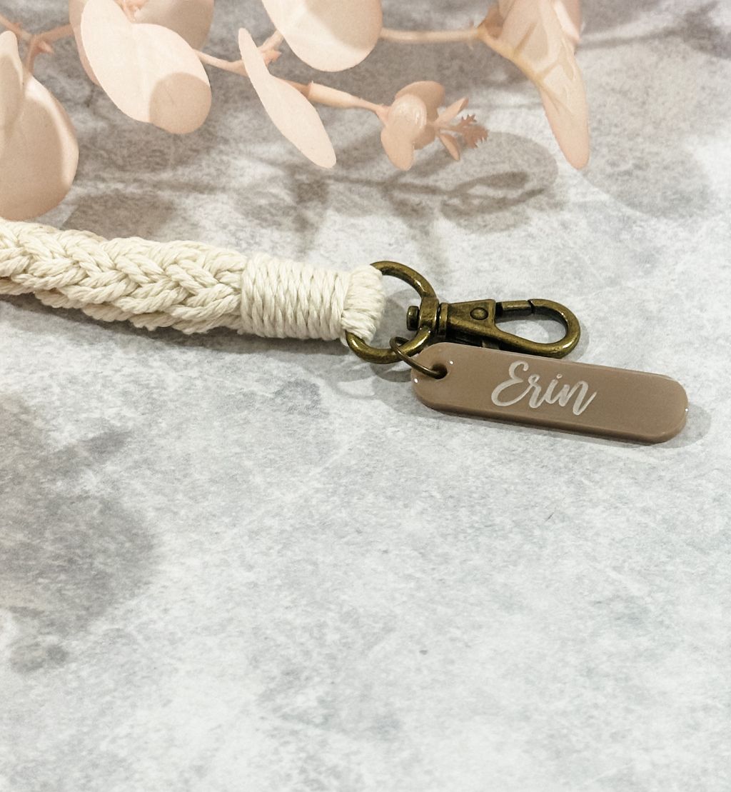 Personalised Macrame Wristlets