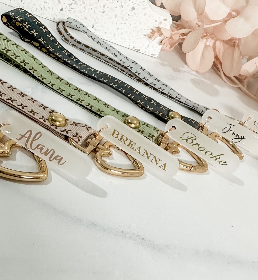 Chic Heart Perosnalised Wristlet