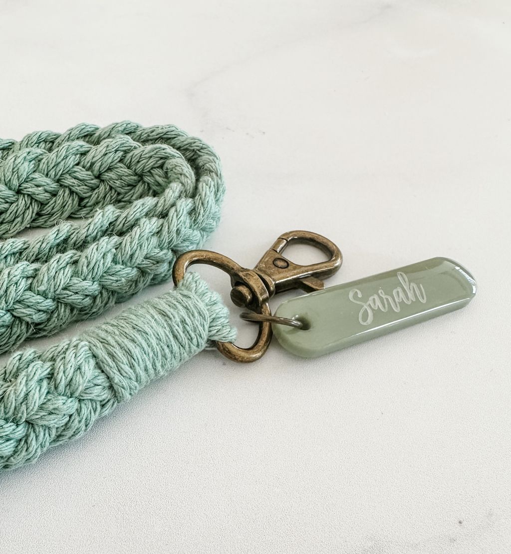 Personalised Macrame Lanyards