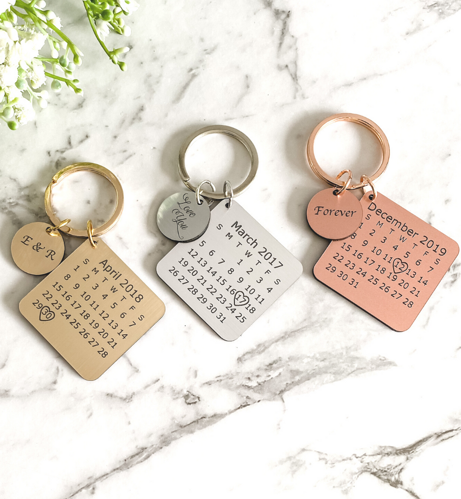 Personalised calendar 2025 keychain australia