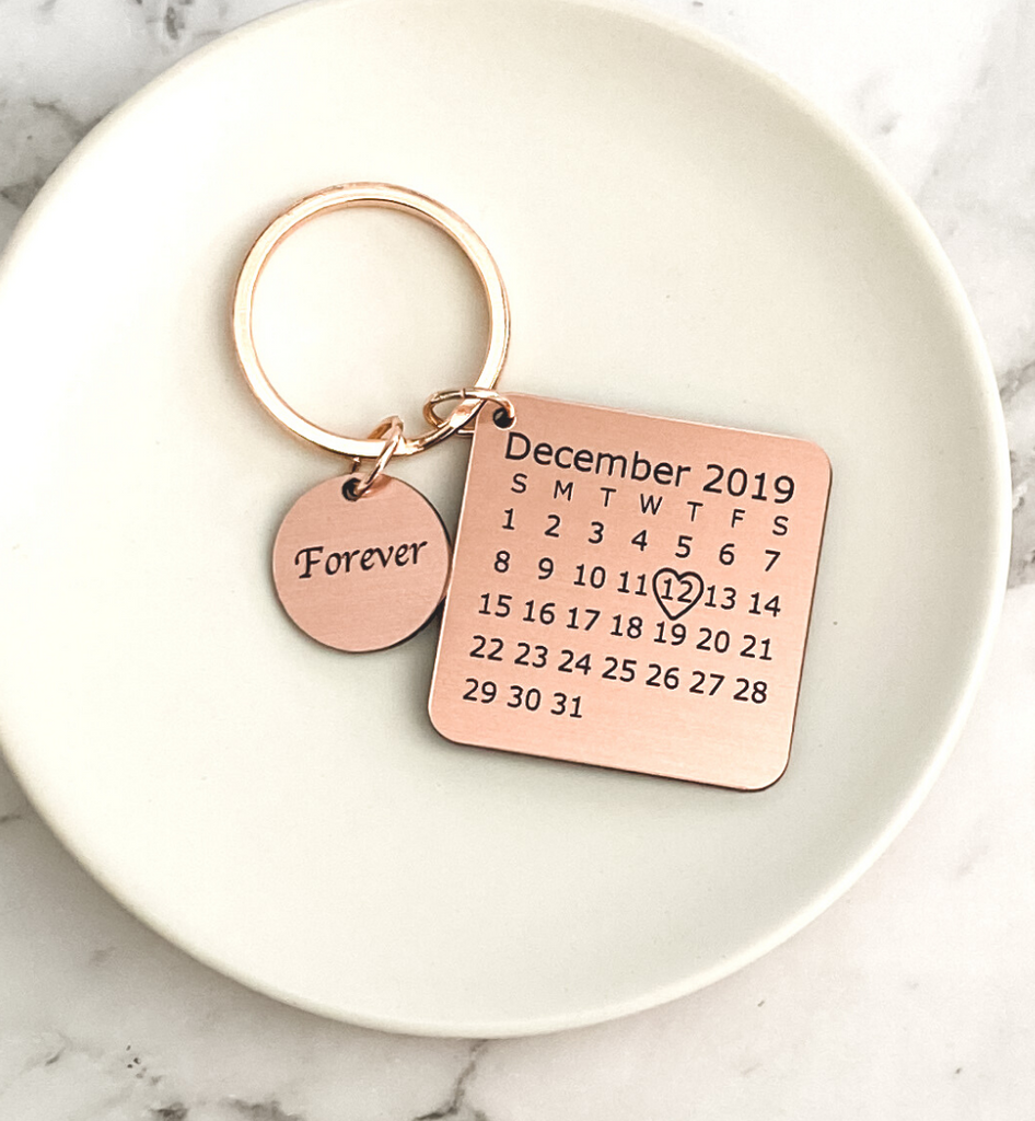 Moment-in-Time Personalised keyring Keychain