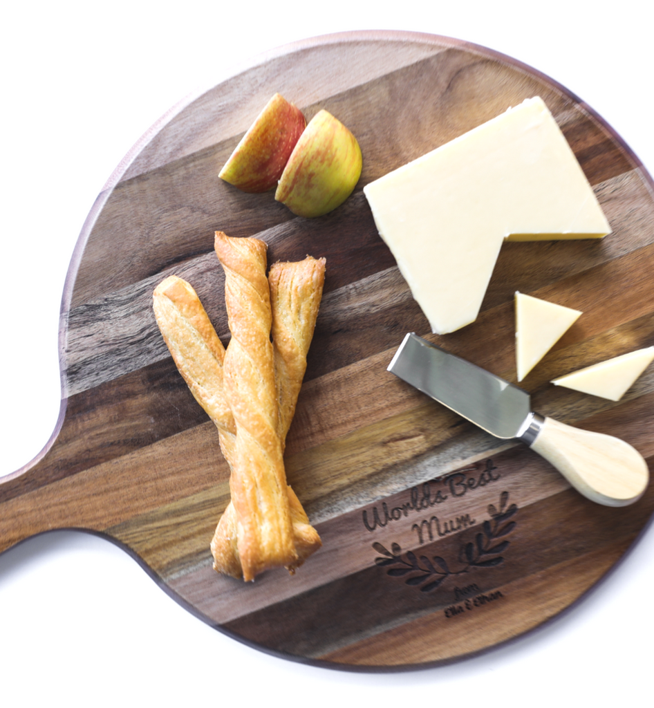 Personalised chopping board Round